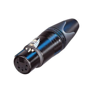 Neutrik 5 pin XLR Hun - Sort Neutrik 5 pin XLR Hun